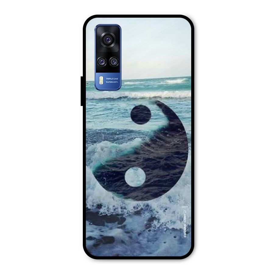 Oceanic Peace Design Metal Back Case for Vivo Y51A