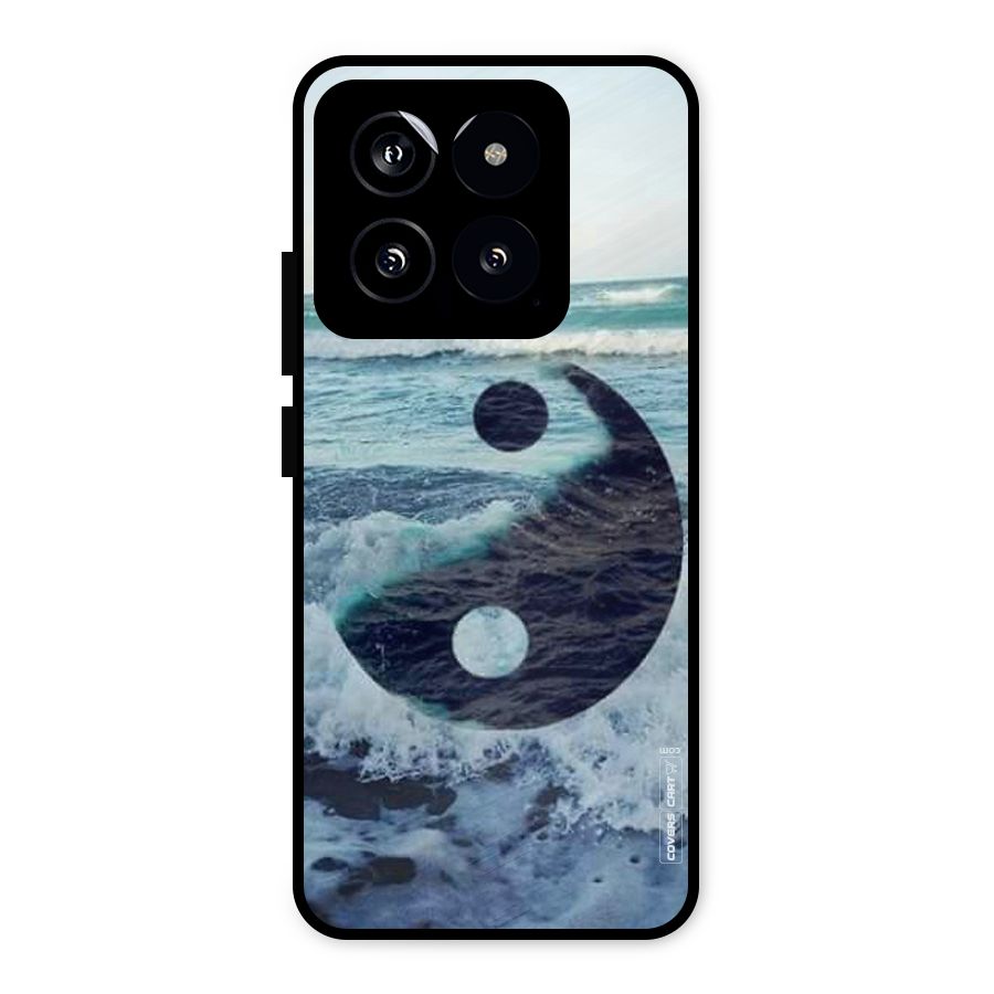 Oceanic Peace Design Metal Back Case for Xiaomi 14