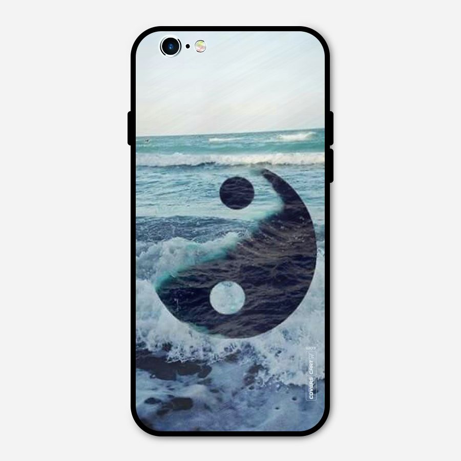 Oceanic Peace Design Metal Back Case for iPhone 6 6s