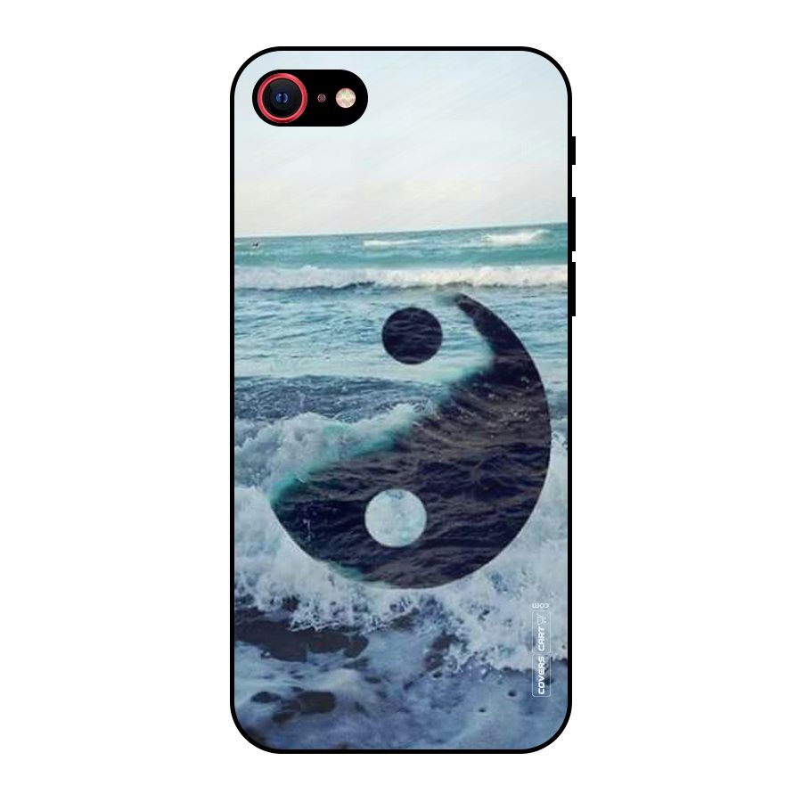 Oceanic Peace Design Metal Back Case for iPhone 7