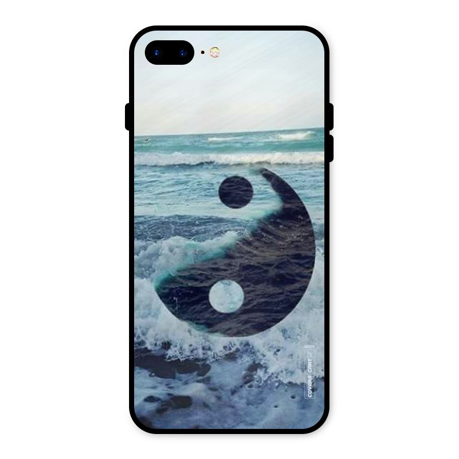 Oceanic Peace Design Metal Back Case for iPhone 7 Plus