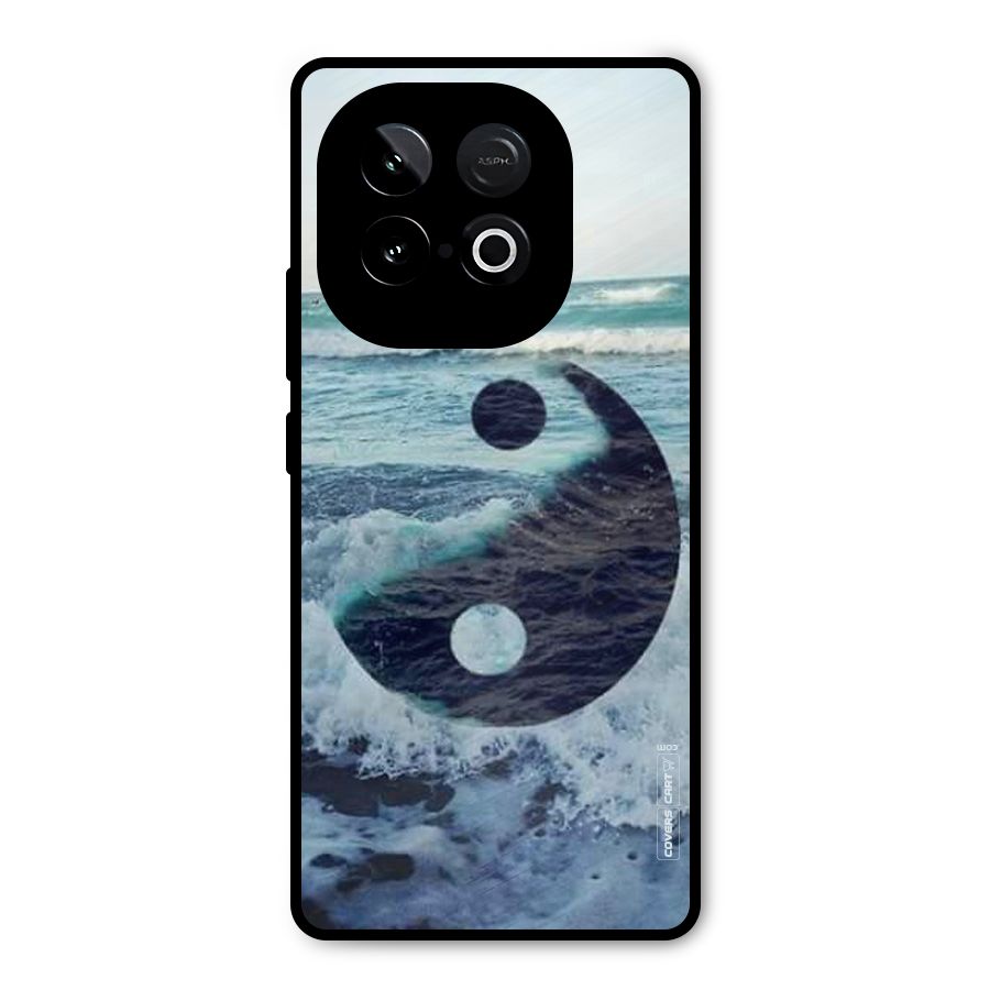 Oceanic Peace Design Metal Back Case for iQOO Neo 10
