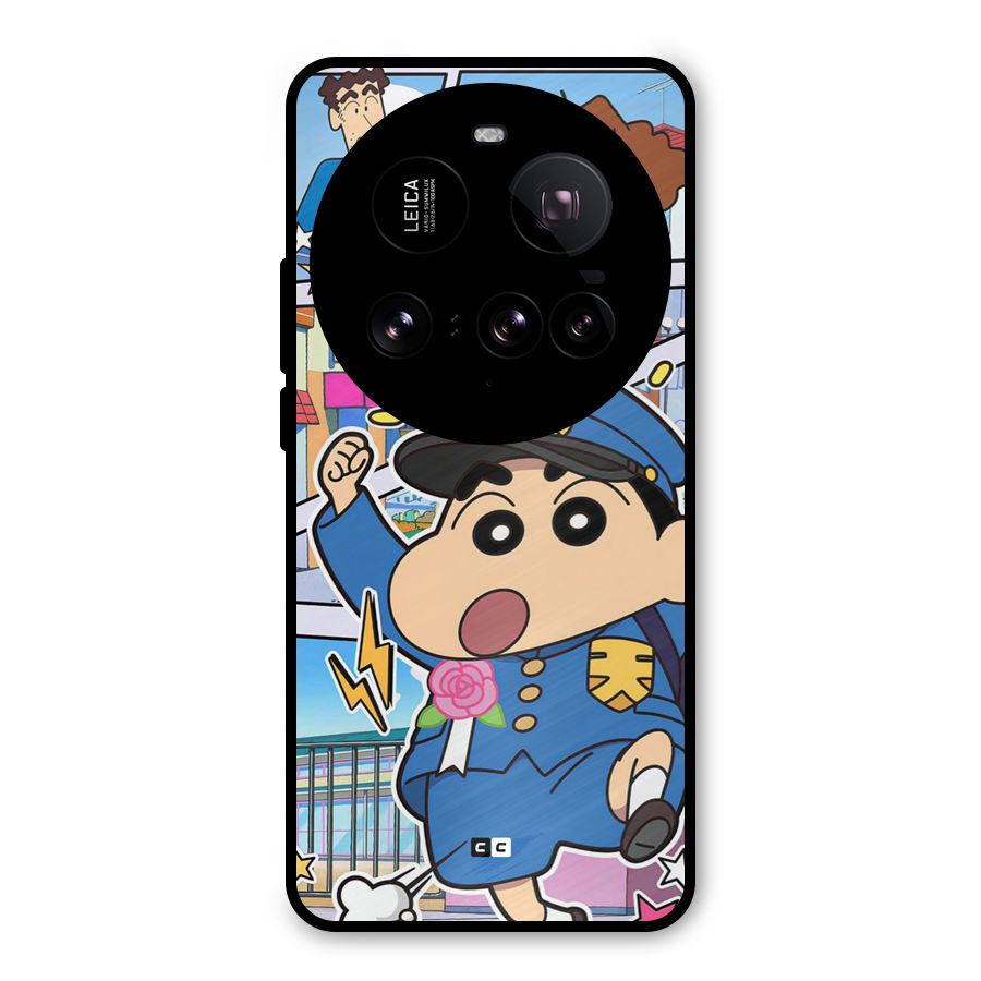 Officer Shinchan Metal Back Case for Xiaomi 15 Ultra