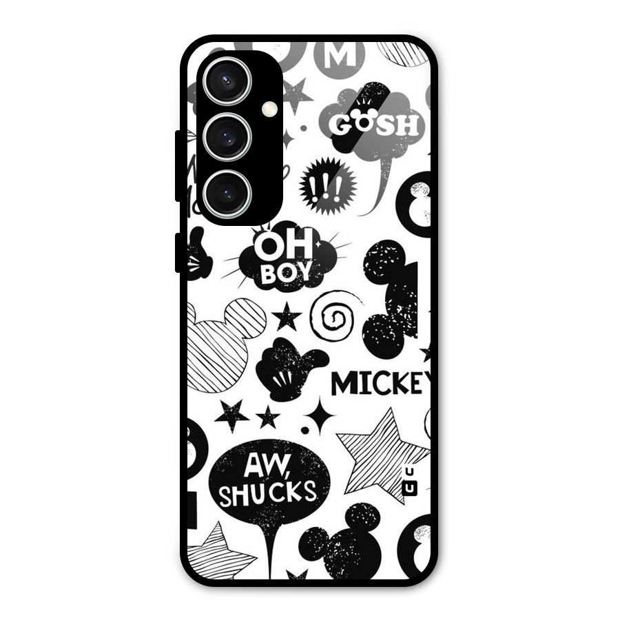 Oh Boy Design Glass Back Case for Galaxy S23 FE