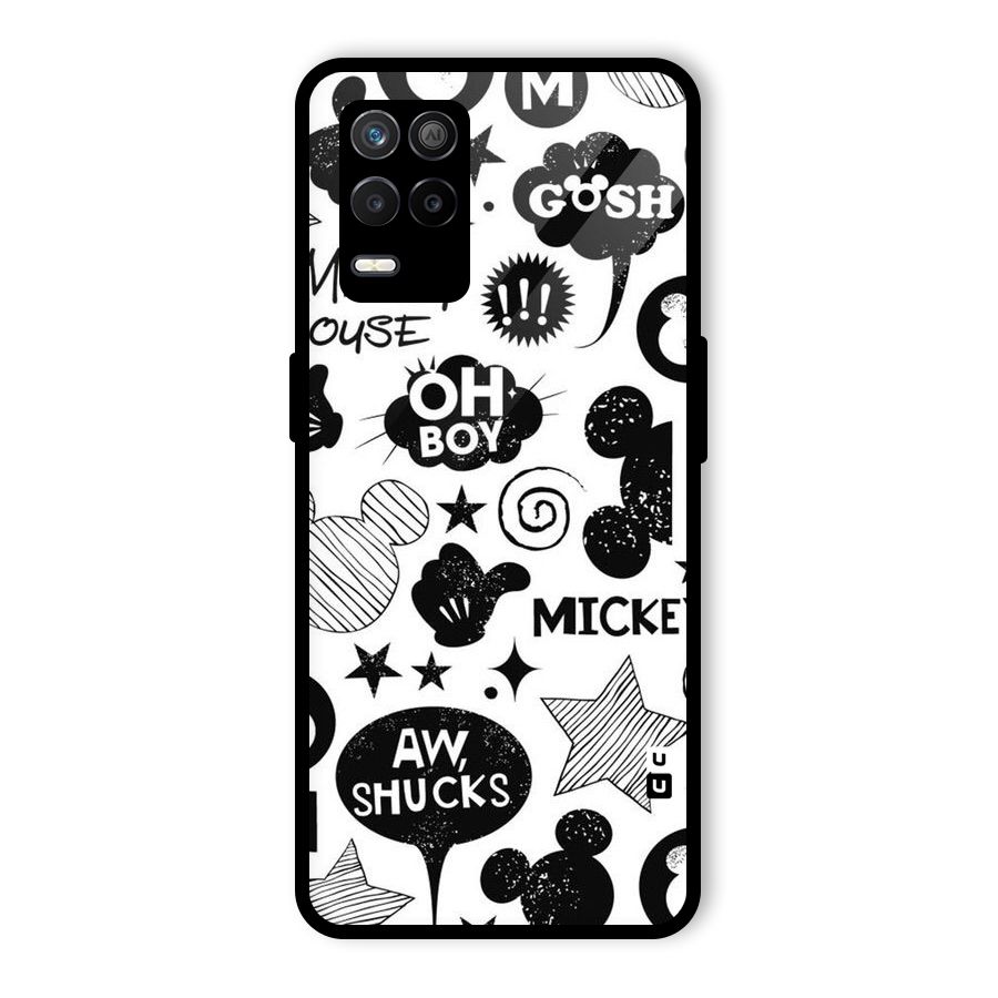 Oh Boy Design Glass Back Case for Realme 8s 5G