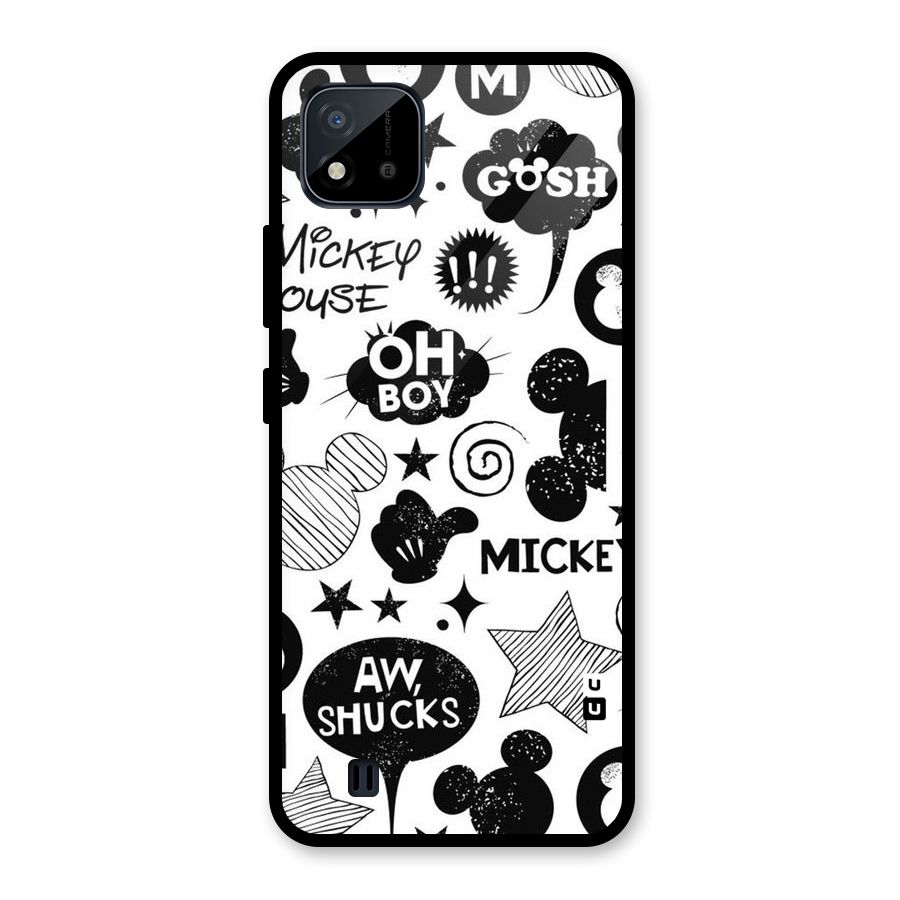 Oh Boy Design Glass Back Case for Realme C11 2021