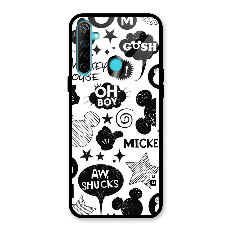 Oh Boy Design Glass Back Case for Realme Narzo 10