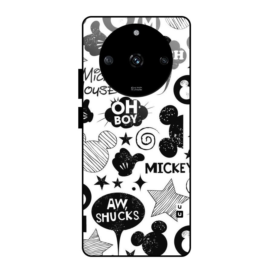 Oh Boy Design Glass Back Case for Realme Narzo 60 5G