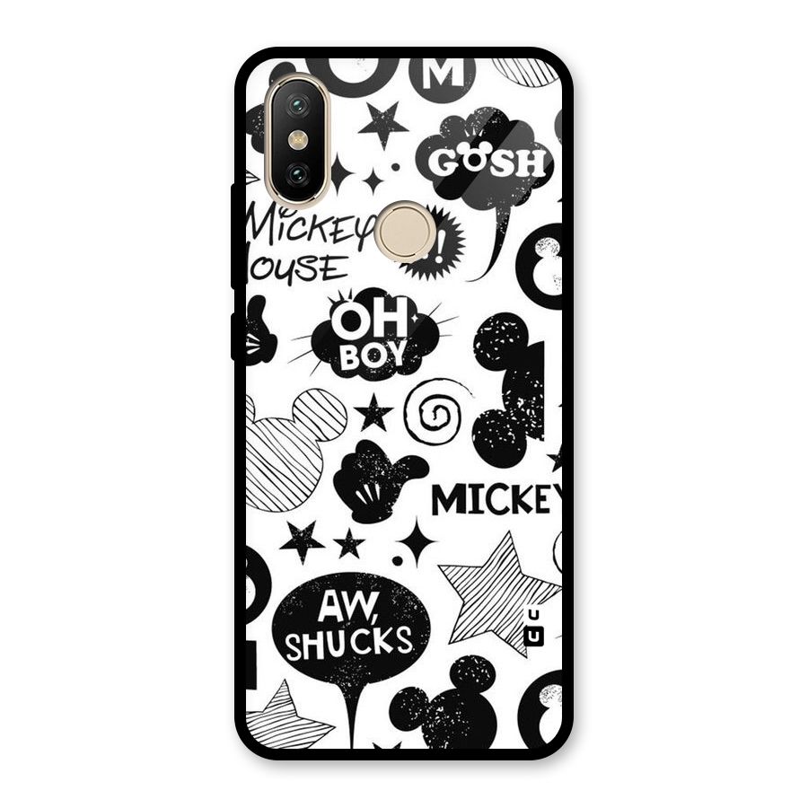 Oh Boy Design Glass Back Case for Redmi A2