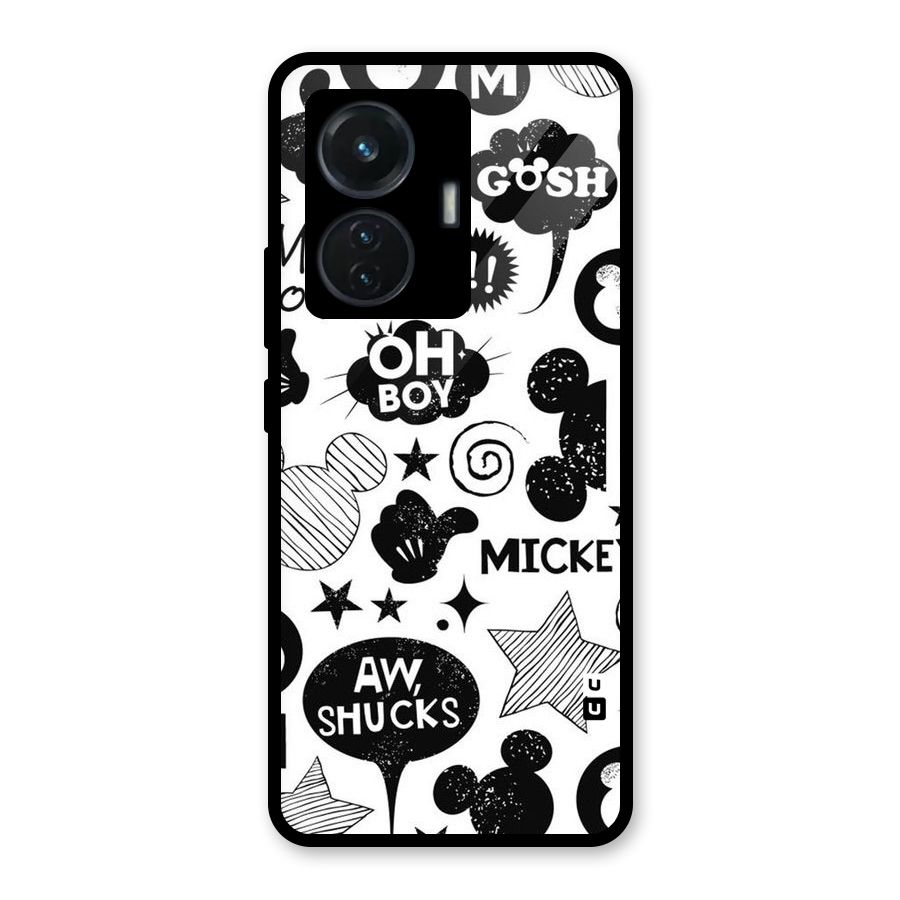 Oh Boy Design Glass Back Case for Vivo T1 44W