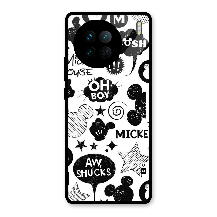 Oh Boy Design Glass Back Case for Vivo X90