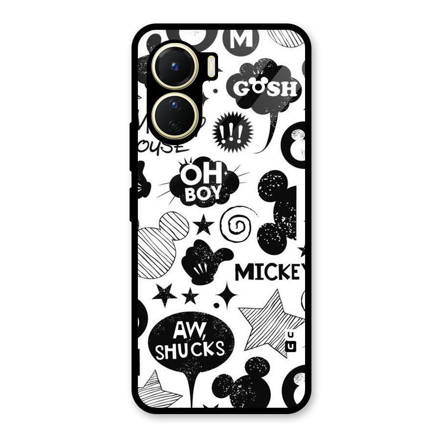 Oh Boy Design Glass Back Case for Vivo Y16