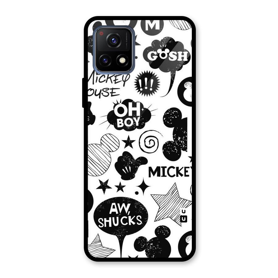Oh Boy Design Glass Back Case for Vivo Y72 5G