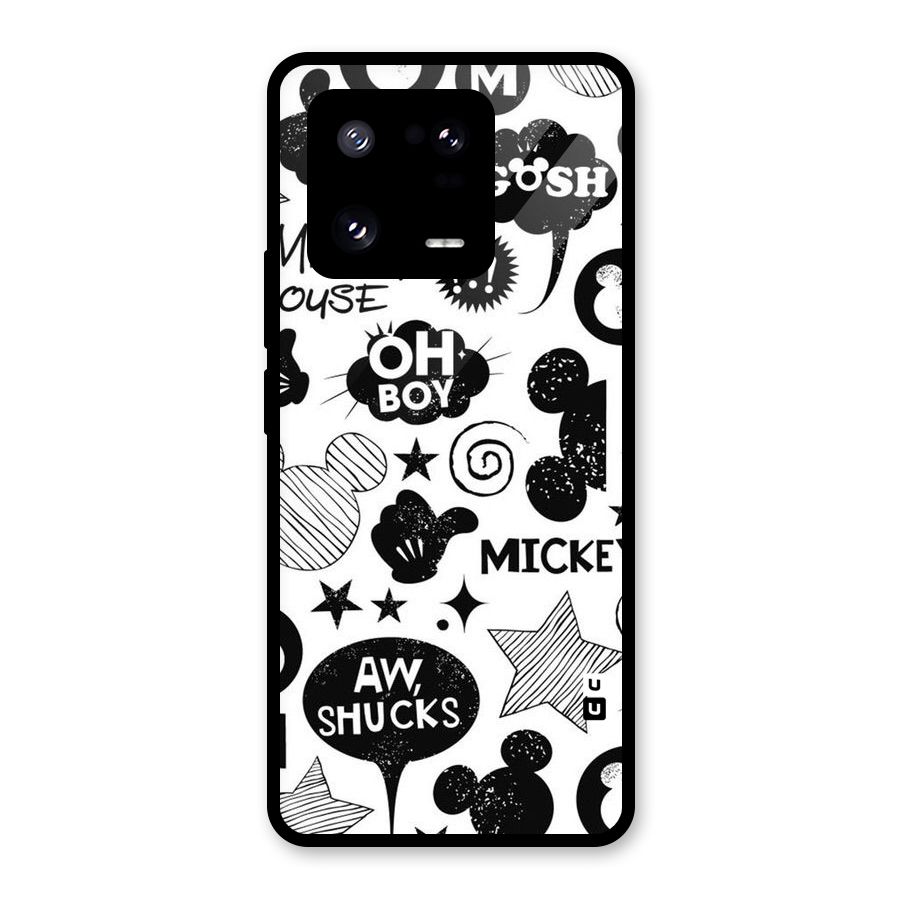 Oh Boy Design Glass Back Case for Xiaomi 13 Pro