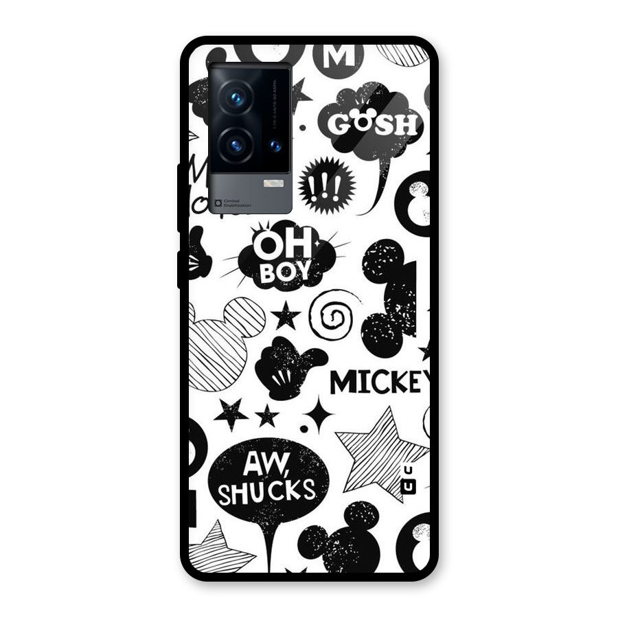 Oh Boy Design Glass Back Case for iQOO 9 5G