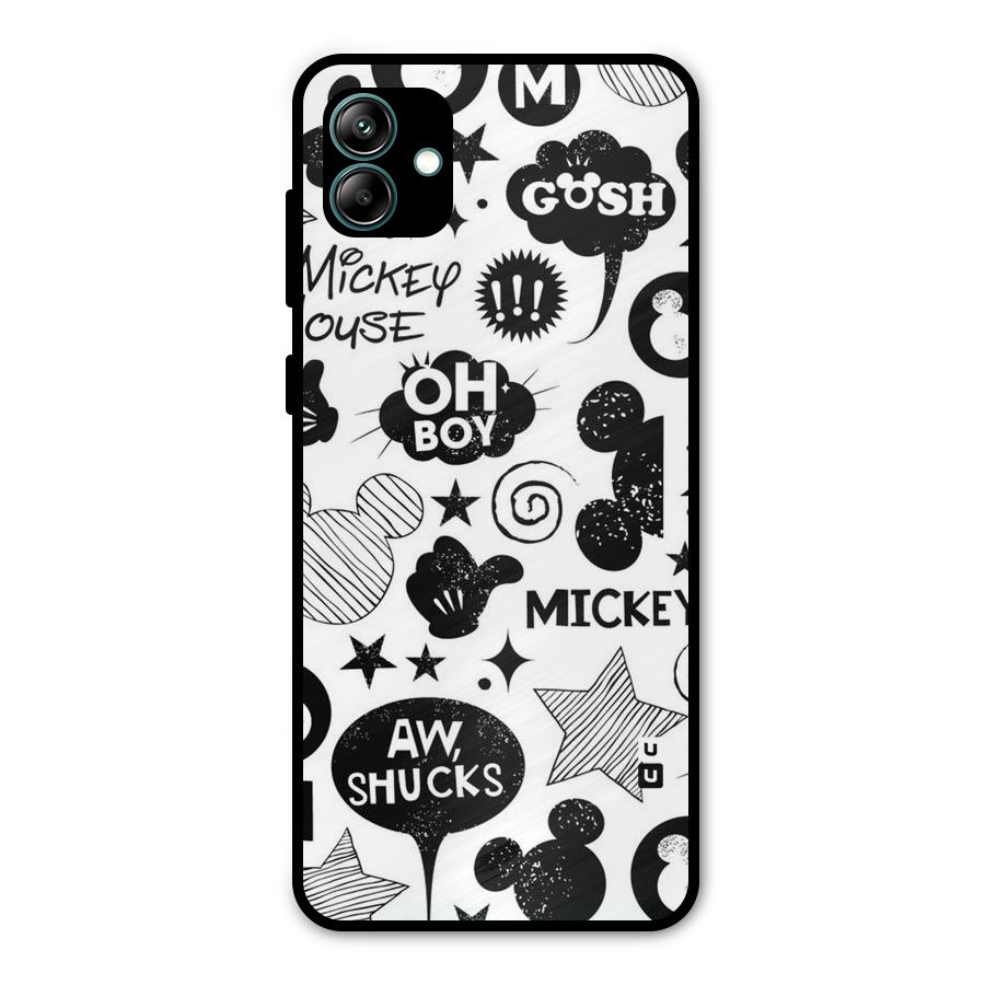 Oh Boy Design Metal Back Case for Galaxy A04