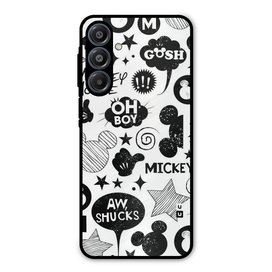 Oh Boy Design Metal Back Case for Galaxy A16 5G