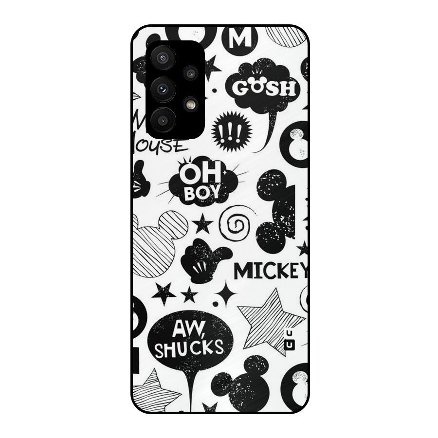 Oh Boy Design Metal Back Case for Galaxy A23