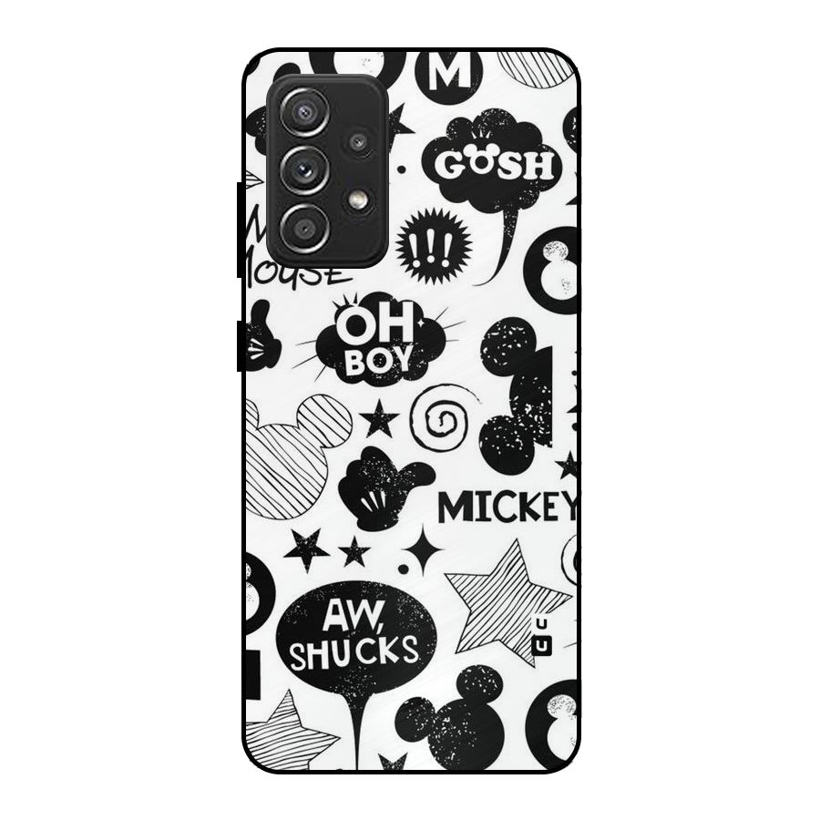 Oh Boy Design Metal Back Case for Galaxy A52