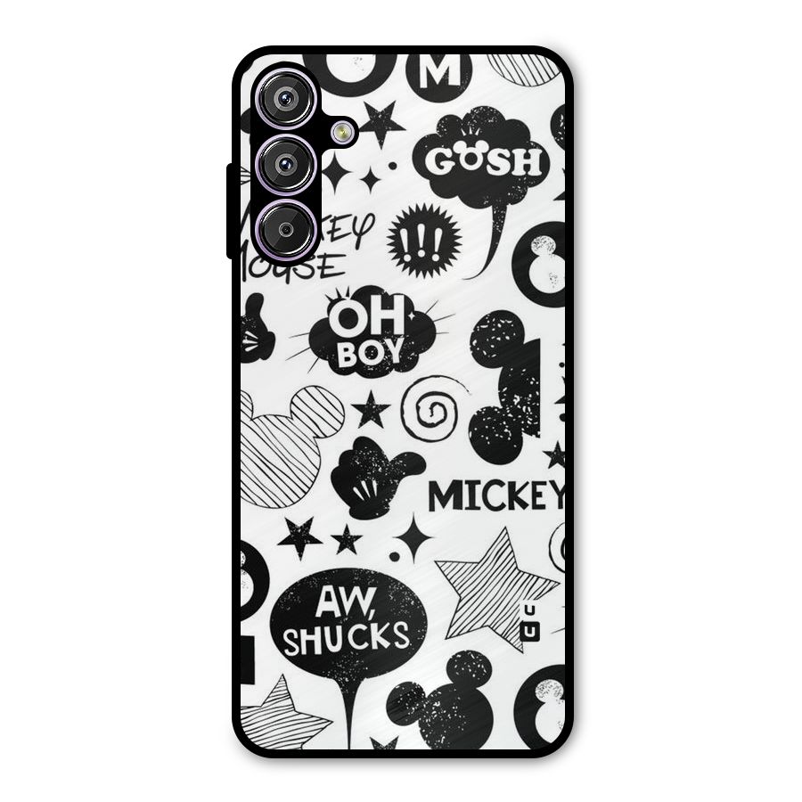 Oh Boy Design Metal Back Case for Galaxy F15