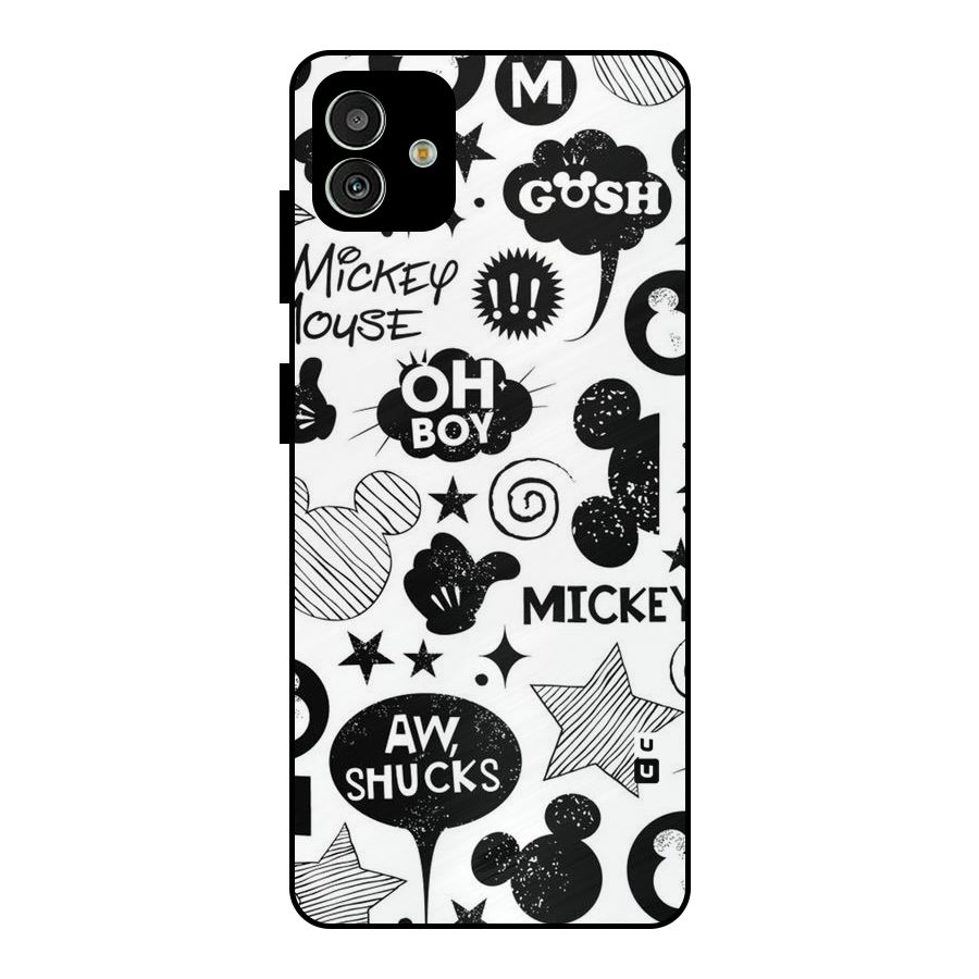 Oh Boy Design Metal Back Case for Galaxy M13 5G