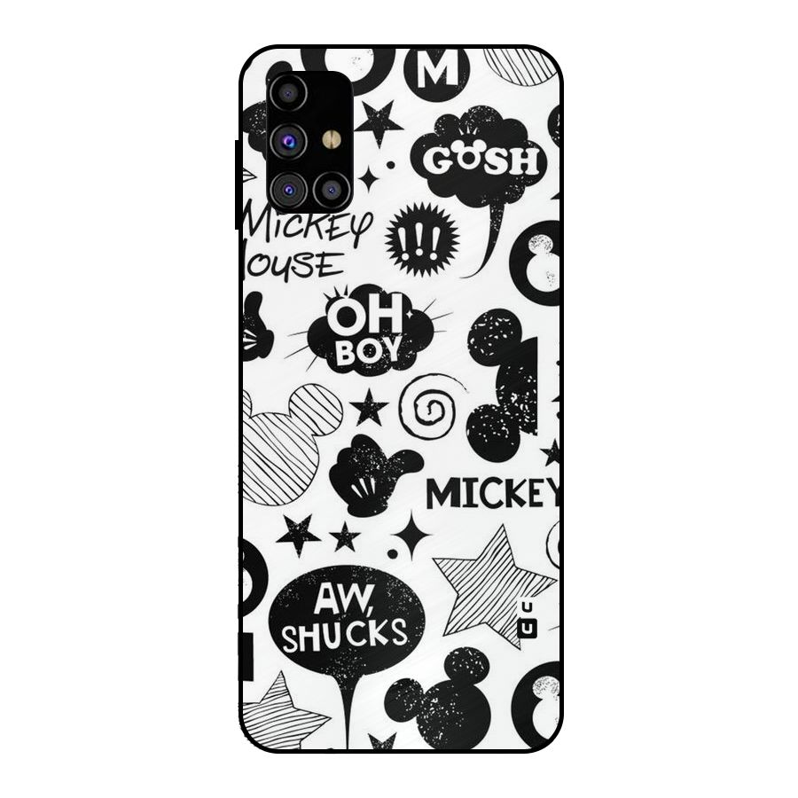 Oh Boy Design Metal Back Case for Galaxy M31s