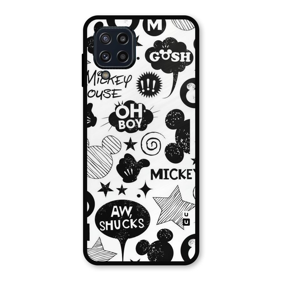 Oh Boy Design Metal Back Case for Galaxy M32