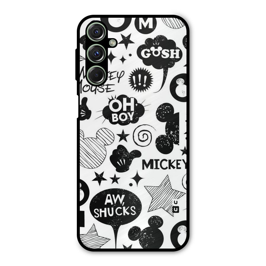 Oh Boy Design Metal Back Case for Galaxy M34