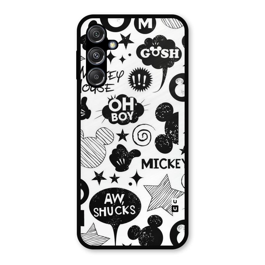Oh Boy Design Metal Back Case for Galaxy M34 5G