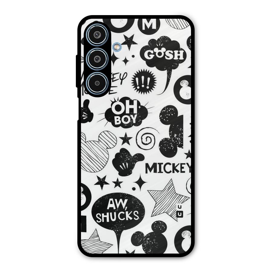 Oh Boy Design Metal Back Case for Galaxy M35