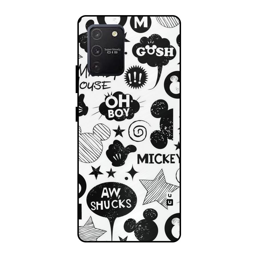Oh Boy Design Metal Back Case for Galaxy S10 Lite