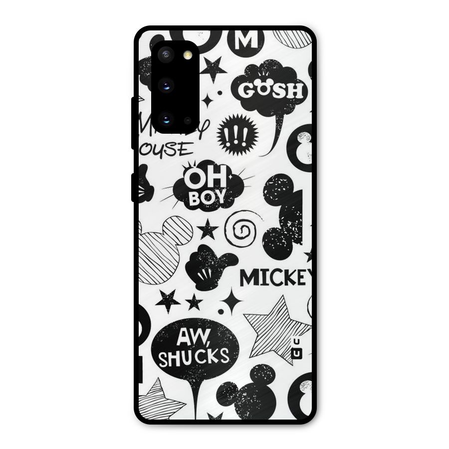 Oh Boy Design Metal Back Case for Galaxy S20