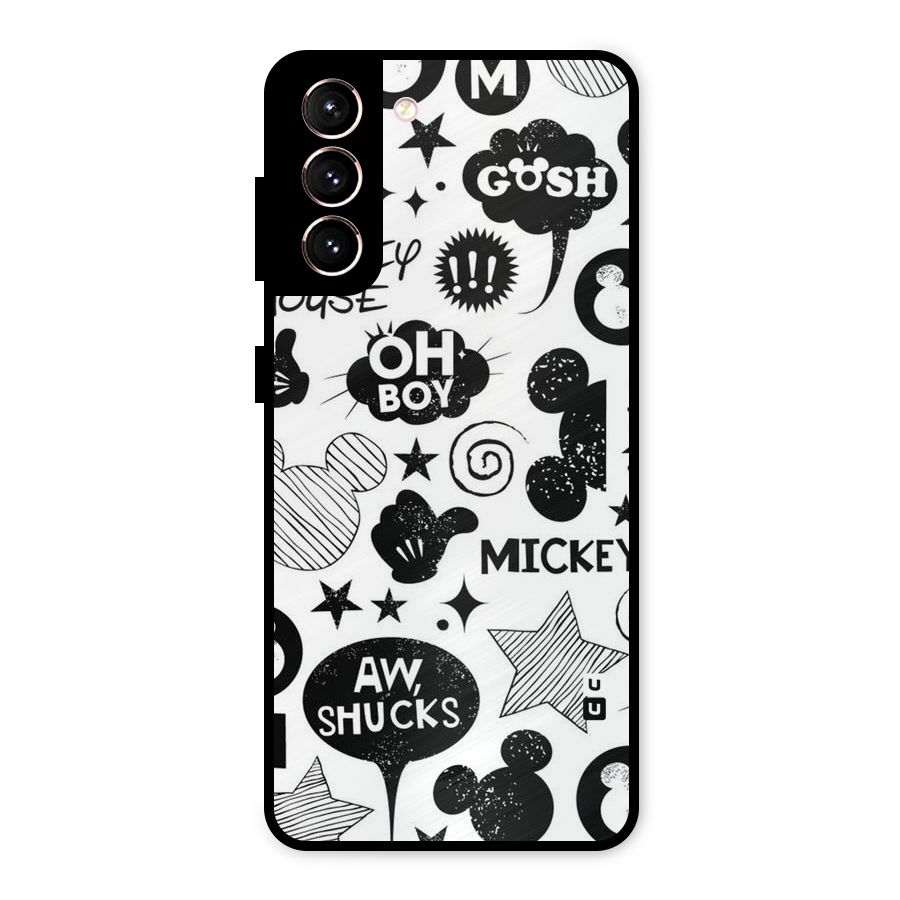 Oh Boy Design Metal Back Case for Galaxy S21 5G