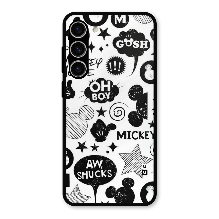 Oh Boy Design Metal Back Case for Galaxy S23 Plus