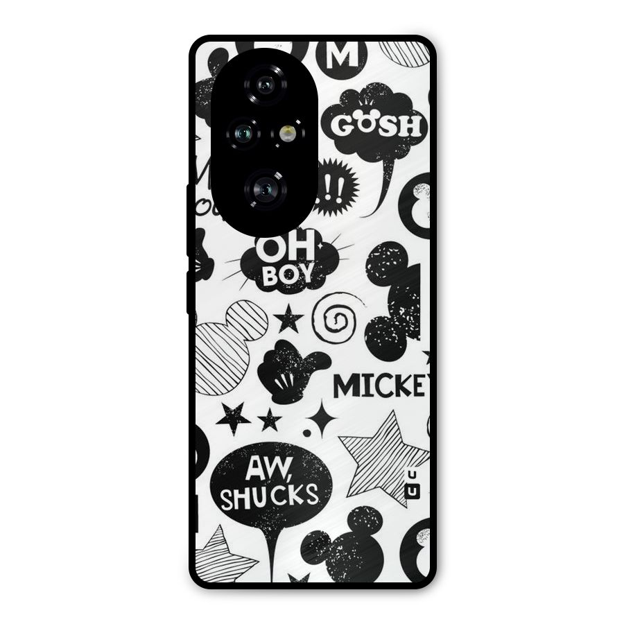 Oh Boy Design Metal Back Case for Honor 200 Pro