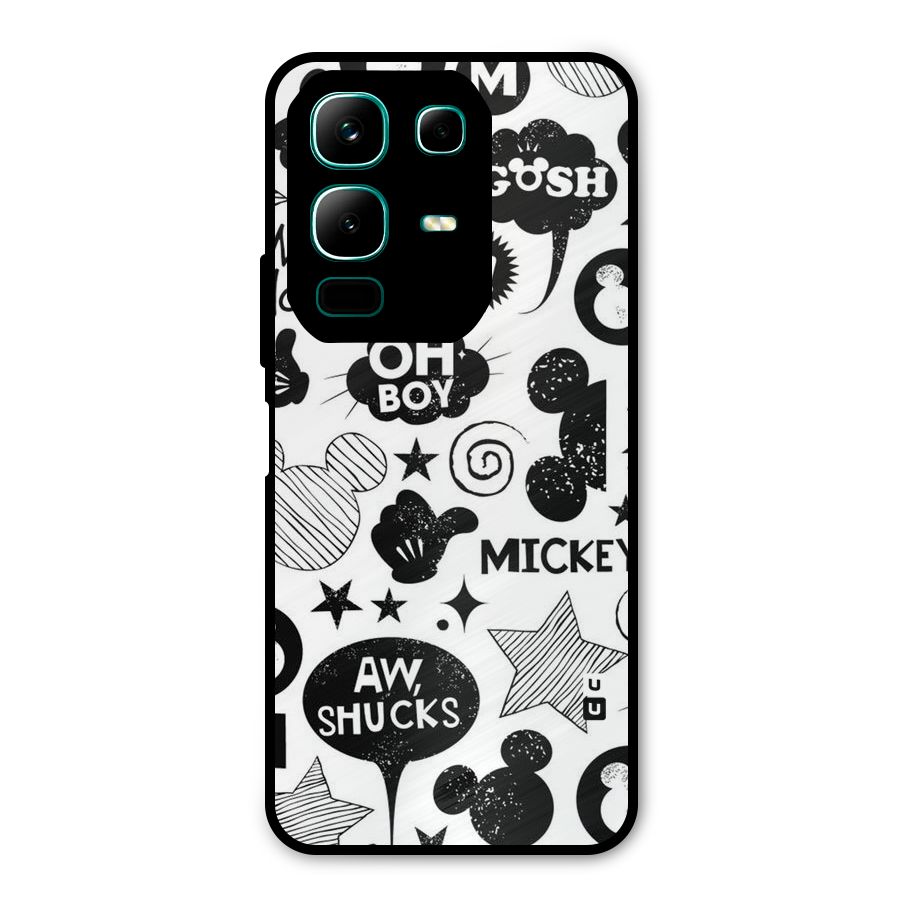 Oh Boy Design Metal Back Case for Infinix Note 50x