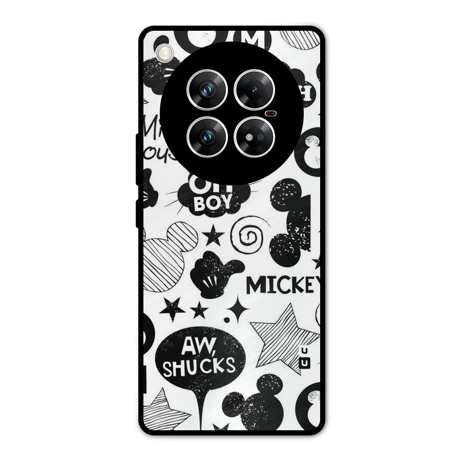 Oh Boy Design Metal Back Case for Infinix Zero 40 5G
