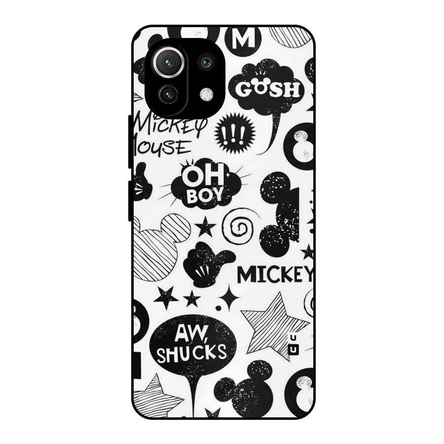 Oh Boy Design Metal Back Case for Mi 11 Lite NE 5G