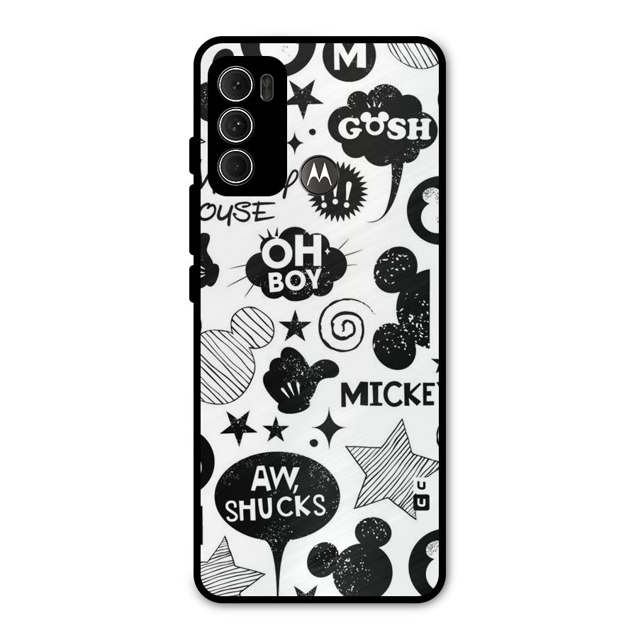 Oh Boy Design Metal Back Case for Moto G60