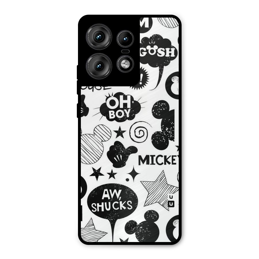 Oh Boy Design Metal Back Case for Motorola Edge 50 Pro