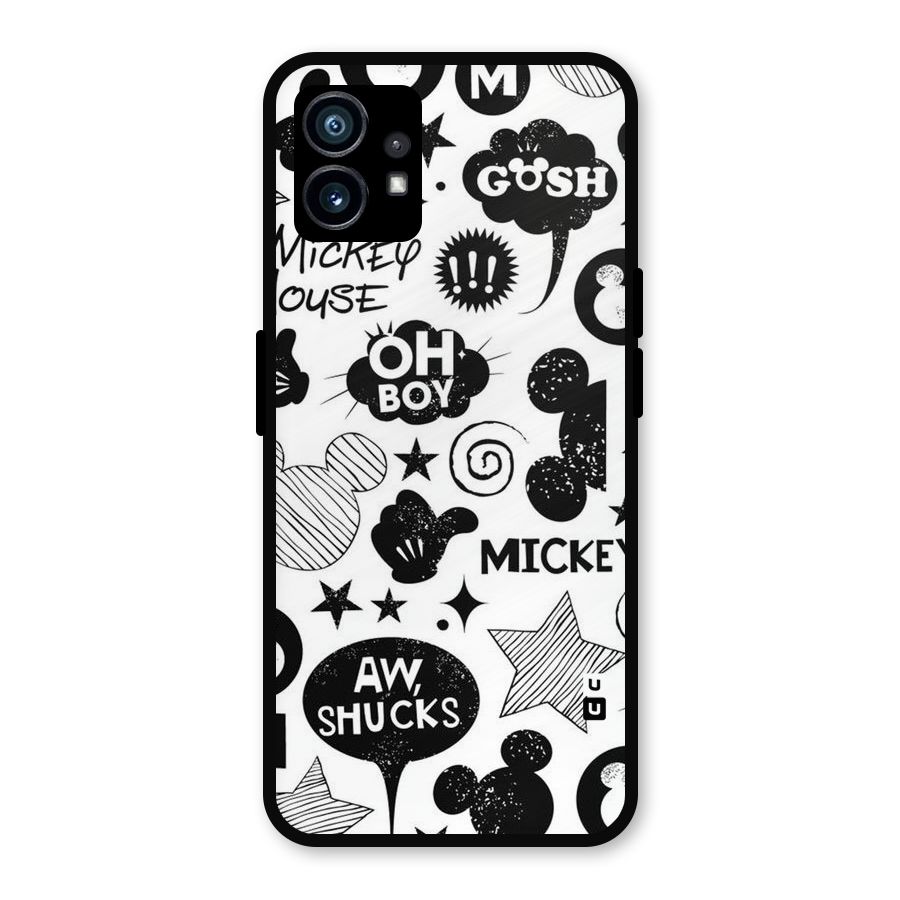 Oh Boy Design Metal Back Case for Nothing Phone 1