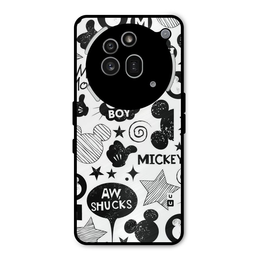 Oh Boy Design Metal Back Case for Nothing Phone 3a Pro