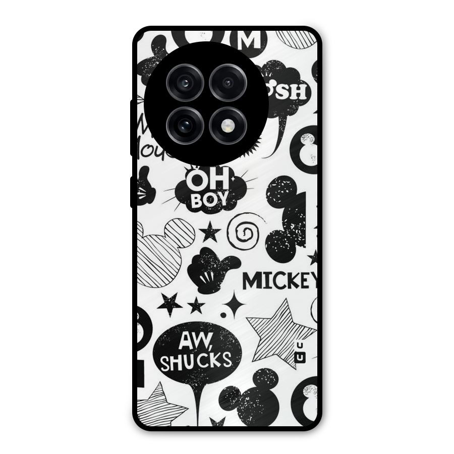 Oh Boy Design Metal Back Case for OnePlus 13R