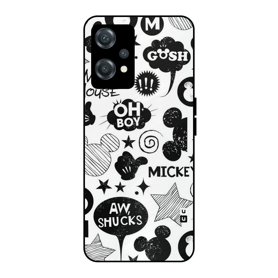 Oh Boy Design Metal Back Case for OnePlus Nord CE 2 Lite 5G