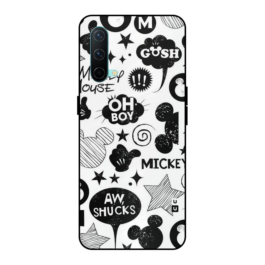 Oh Boy Design Metal Back Case for OnePlus Nord CE 5G