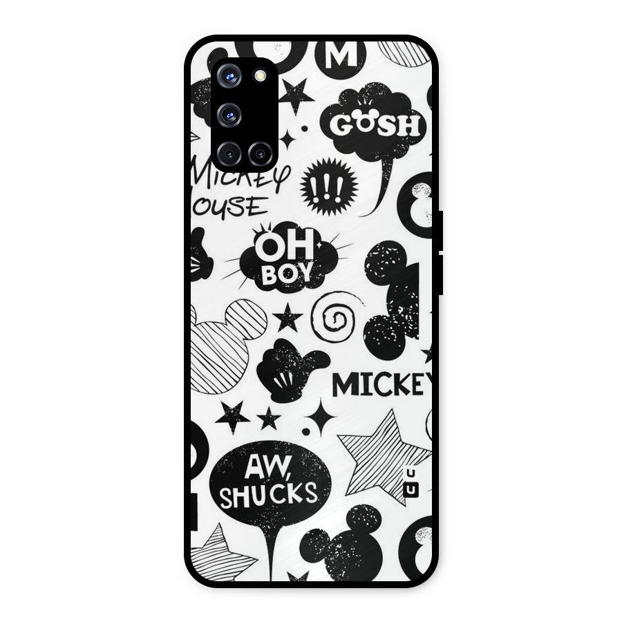 Oh Boy Design Metal Back Case for Oppo A52