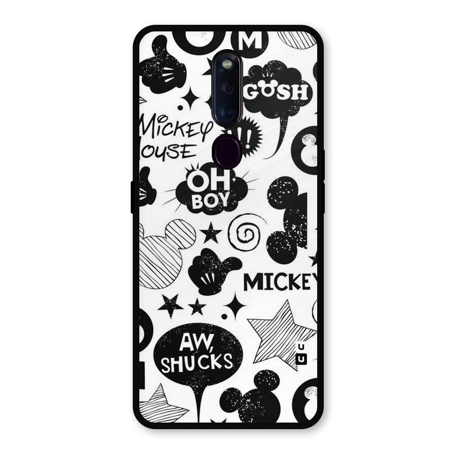 Oh Boy Design Metal Back Case for Oppo F11 Pro