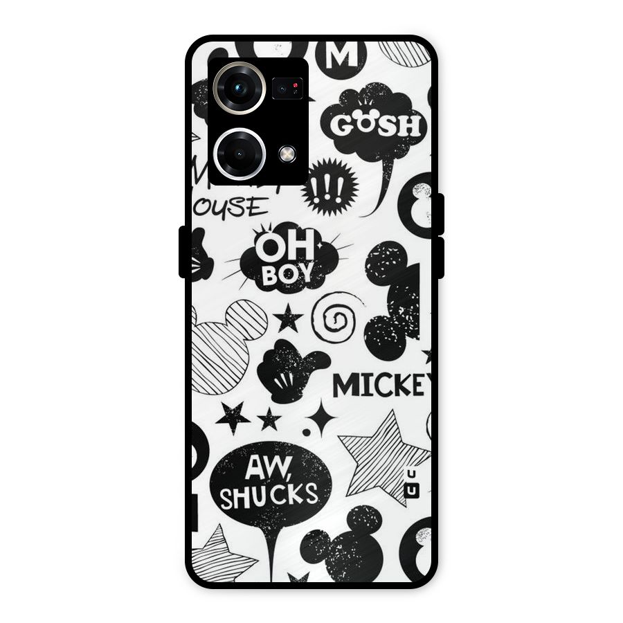 Oh Boy Design Metal Back Case for Oppo F21s Pro 4G