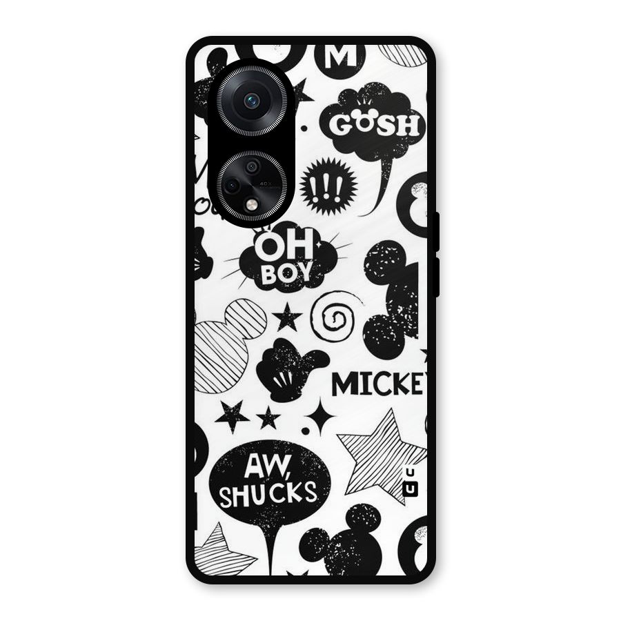 Oh Boy Design Metal Back Case for Oppo F23