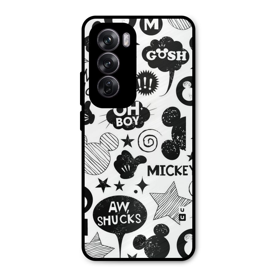 Oh Boy Design Metal Back Case for Oppo Reno12 Pro